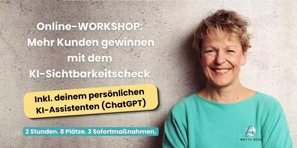 Online Workshop ki Sichtbarkeitschecker